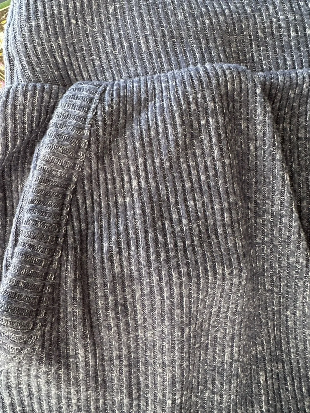 Wide Leg Ribbed Knit Cropped Pants with Drawstring Waist - Picture 5 of 6